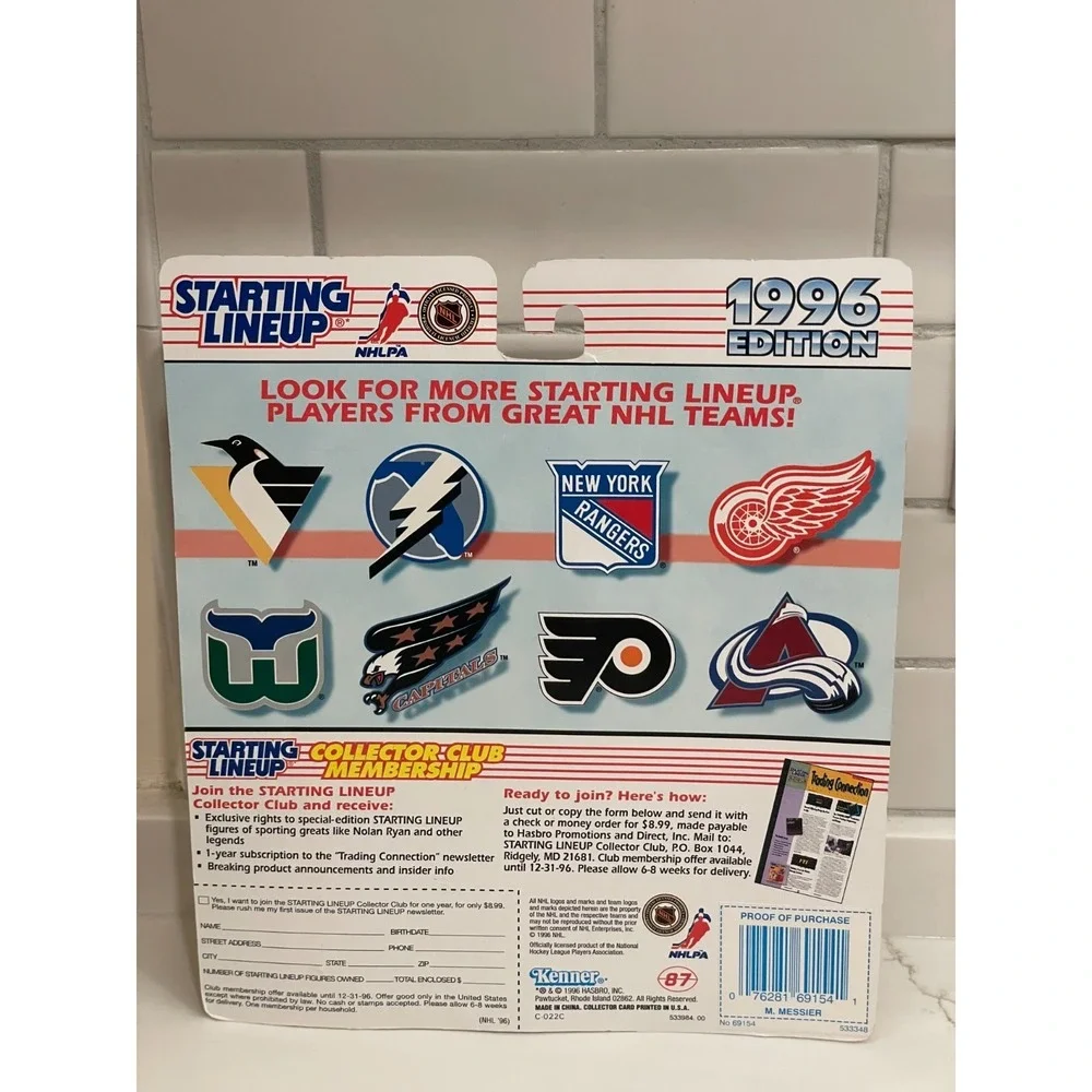 Vintage Mark Messier‎ Starting Lineup Figure Card NY Rangers NHL 1996 Sealed